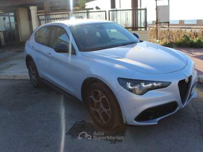 Alfa Romeo Stelvio 2.2 Turbodiesel 160 CV AT8 RWD Sprint Grigio usata Trapani