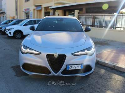 Alfa Romeo Stelvio 2.2 Turbodiesel 160 CV AT8 RWD Sprint Grigio usata Trapani