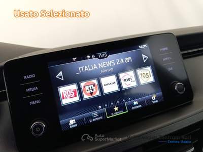 Skoda Kamiq 1.0 tsi ambition 95cv Argento usata Bari