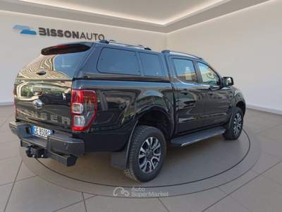 Ford Ranger 2.0 tdci double cab wildtrak 213cv Nero usata Grumolo delle Abbadesse