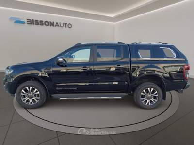 Ford Ranger 2.0 tdci double cab wildtrak 213cv Nero usata Grumolo delle Abbadesse