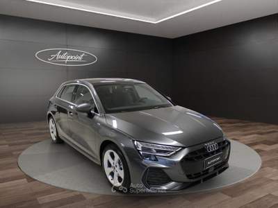 Audi A3 A3 SPB TDI 110 kW S tronic S line edition #TETTOPANORAMICO #SONOS Grigio usata Venezia