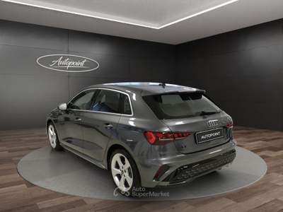 Audi A3 A3 SPB TDI 110 kW S tronic S line edition #TETTOPANORAMICO #SONOS Grigio usata Venezia
