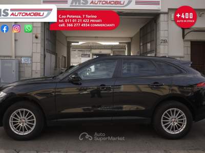 Jaguar F-Pace Jaguar F-Pace 2.0d 180 CV AWD Automatico Unicoproprietario Nero usata Torino