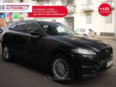 Jaguar F-Pace Jaguar F-Pace 2.0d 180 CV AWD Automatico Unicoproprietario Nero usata Torino