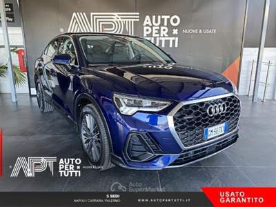 Audi Q3 Q3 Sportback 40 2.0 tdi Business Plus 200cv quattr Blu/Azzurro usata Carrara