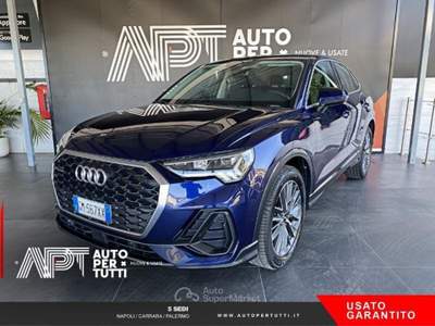 Audi Q3 Q3 Sportback 40 2.0 tdi Business Plus 200cv quattr Blu/Azzurro usata Carrara