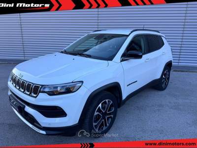 Jeep Compass 1.3 Turbo T4 190 CV PHEV AT6 4xe Limited LEGGE 104 Bianco usata Sant'Angelo in vado