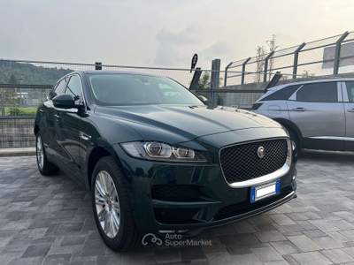 Jaguar F-Pace F-Pace 2.0d i4 Prestige awd 180cv auto my18 Verde usata Gaggiolo di Cantello