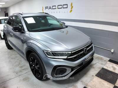 Volkswagen T-Roc R-LINE Vettura ufficiale 12 mesi di garanzia casa madre Argento usata Bagnolo Mella