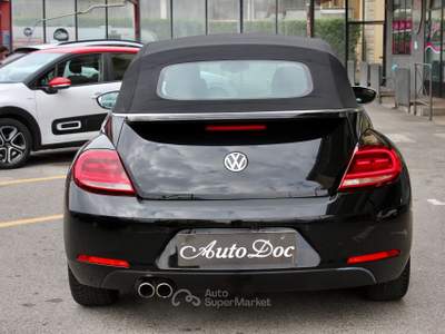 Volkswagen Maggiolino DSG Cabrio ‘50s 1.4 TSI 160CV – Pelle Bicolore, Bi-Xeno, Tagliandi Completi Nero usata Villongo