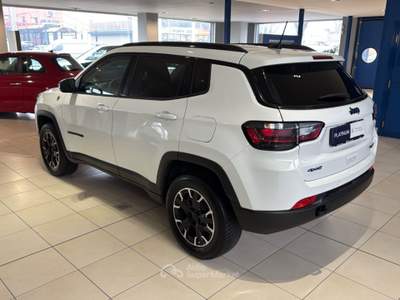 Jeep Compass 1.3 T4 PHEV 240cv Trailhawk 4xe Auto Bianco usata Voghera
