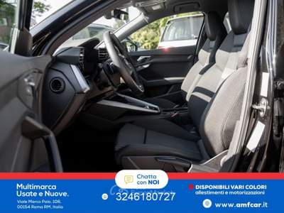 Audi A3 SPB S tronic Business Advanced Navi Led Nero usata Roma