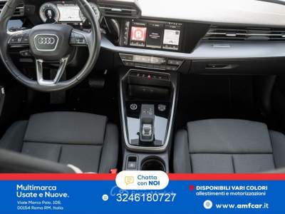 Audi A3 SPB S tronic Business Advanced Navi Led Nero usata Roma