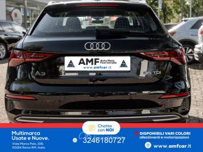 Audi A3 SPB S tronic Business Advanced Navi Led Nero usata Roma