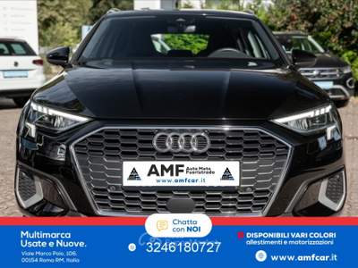 Audi A3 SPB S tronic Business Advanced Navi Led Nero usata Roma