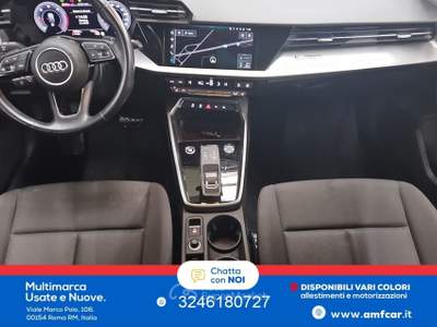 Audi A3 SPB 30 TDI S line edition S tronic Nero usata Roma