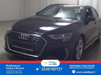 Audi A3 SPB 30 TDI S line edition S tronic Nero usata Roma