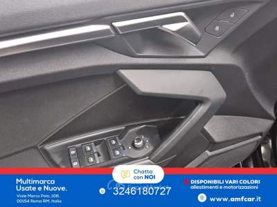Audi A3 SPB 30 TDI S line edition S tronic Nero usata Roma