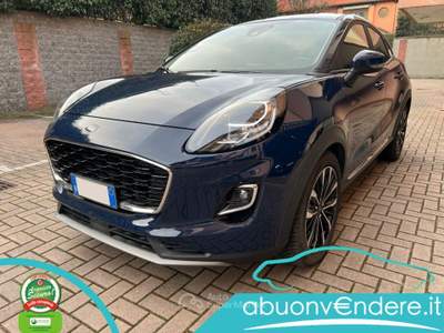 Ford Puma 1.0 EB Hybrid 125CV aut. Titanium X UNICO PR. Blu/Azzurro usata Corbetta