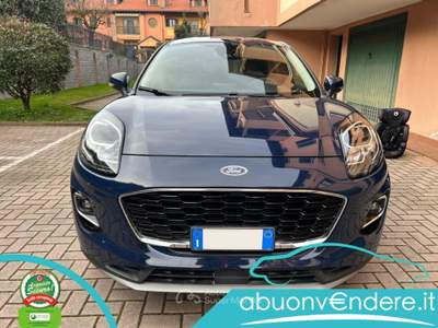 Ford Puma 1.0 EB Hybrid 125CV aut. Titanium X UNICO PR. Blu/Azzurro usata Corbetta
