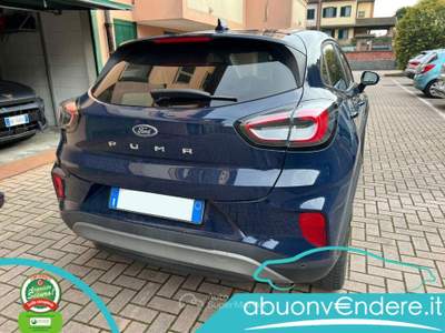 Ford Puma 1.0 EB Hybrid 125CV aut. Titanium X UNICO PR. Blu/Azzurro usata Corbetta