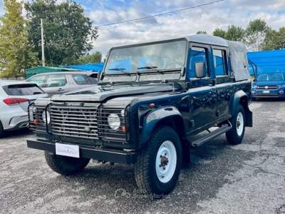 Land Rover Defender 110 2.5 Td5 cat CrewCab Pick-up+CONTO VENDITA Verde usata Borgo San Giacomo