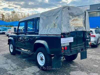 Land Rover Defender 110 2.5 Td5 cat CrewCab Pick-up+CONTO VENDITA Verde usata Borgo San Giacomo