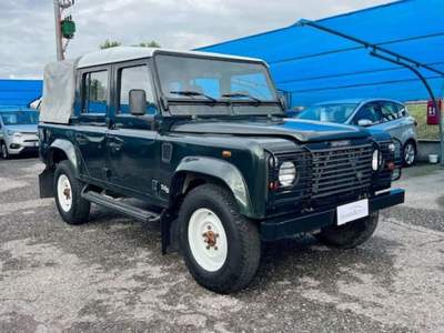 Land Rover Defender 110 2.5 Td5 cat CrewCab Pick-up+CONTO VENDITA Verde usata Borgo San Giacomo
