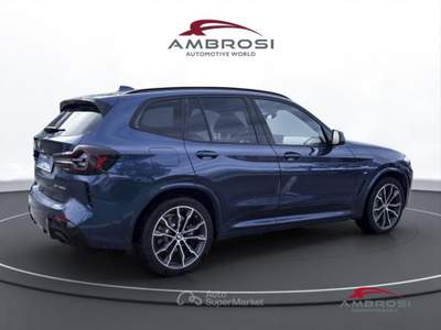 BMW X3 xdrive30d mhev 48V Msport 286cv auto Blu/Azzurro usata Corciano