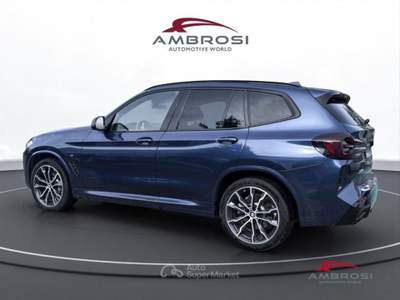 BMW X3 xdrive30d mhev 48V Msport 286cv auto Blu/Azzurro usata Corciano