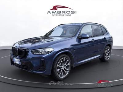 BMW X3 xdrive30d mhev 48V Msport 286cv auto Blu/Azzurro usata Corciano