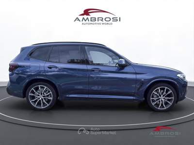 BMW X3 xdrive30d mhev 48V Msport 286cv auto Blu/Azzurro usata Corciano