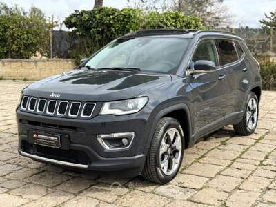 Jeep Compass 1.6 M-Jet Limited (Tetto/Pelle/CarPlay/Beats/Xeno) Grigio usata Castellaneta