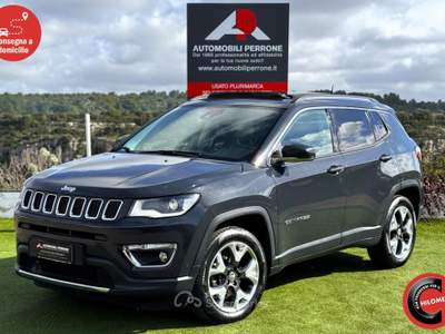 Jeep Compass 1.6 M-Jet Limited (Tetto/Pelle/CarPlay/Beats/Xeno) Grigio usata Castellaneta