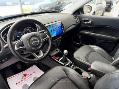 Jeep Compass 1.6 M-Jet Limited (Tetto/Pelle/CarPlay/Beats/Xeno) Grigio usata Castellaneta