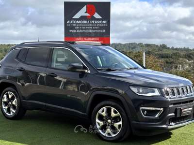 Jeep Compass 1.6 M-Jet Limited (Tetto/Pelle/CarPlay/Beats/Xeno) Grigio usata Castellaneta