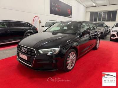 Audi A3  Sportback 30 1.6 tdi Business 116cv s-tronic NEOPATENTATI Nero usata Casarsa della Delizia