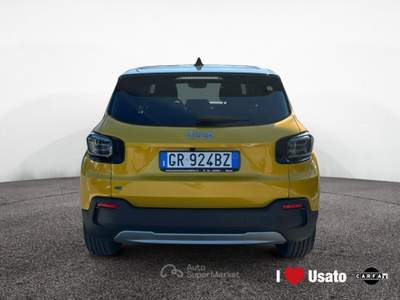Jeep Avenger Bev My23 Summit 100% Elettrica Giallo usata Roma