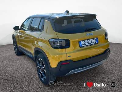 Jeep Avenger Bev My23 Summit 100% Elettrica Giallo usata Roma