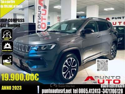 Jeep Compass PHEV AT6 4xe Limited Grigio usata Isernia