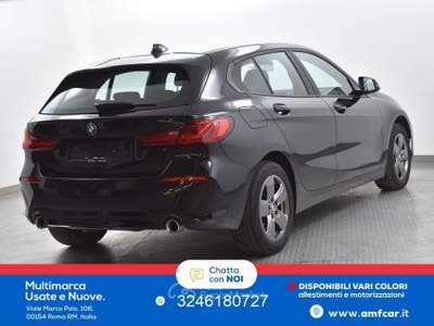 BMW Serie 1 118d 118d 5p. Business Advantage Cambio Automativo navi Nero usata Roma