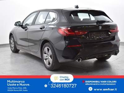BMW Serie 1 118d 118d 5p. Business Advantage Cambio Automativo navi Nero usata Roma