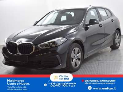BMW Serie 1 118d 118d 5p. Business Advantage Cambio Automativo navi Nero usata Roma