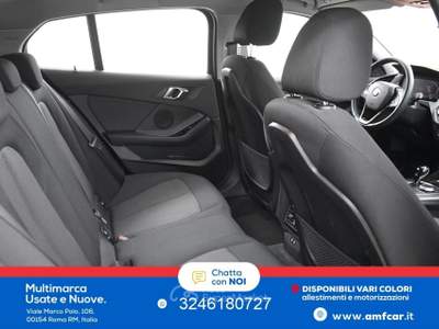 BMW Serie 1 118d 118d 5p. Business Advantage Cambio Automativo navi Nero usata Roma