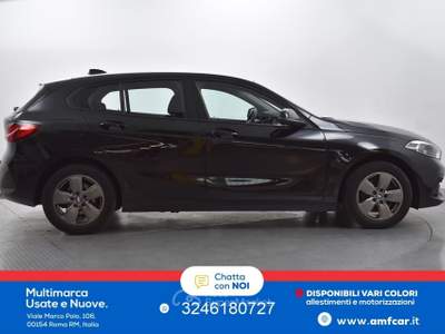 BMW Serie 1 118d 118d 5p. Business Advantage Cambio Automativo navi Nero usata Roma