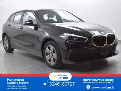 BMW Serie 1 118d 118d 5p. Business Advantage Cambio Automativo navi Nero usata Roma