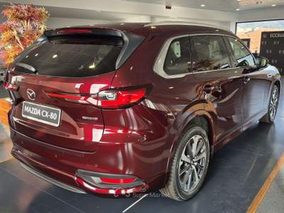 Mazda CX-80 CX-80 3.3 m-hybrid boost Takumi Plus auto Rosso usata Massa
