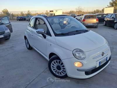 Fiat 500 500c 1.2 BENZINA - 2012 CABRIO Bianco usata ANDRIA