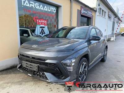 Hyundai Kona 1.0 T-GDI Hybrid 48V iMT NLine Grigio usata Pinerolo